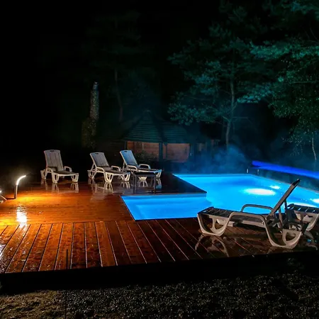 בית נופש Caloroczny Rysiowka Na Kaszubach Z Basenem Bania Sauna Bilardem Na Wylacznosc - Ostrowite Lesna Dolina *