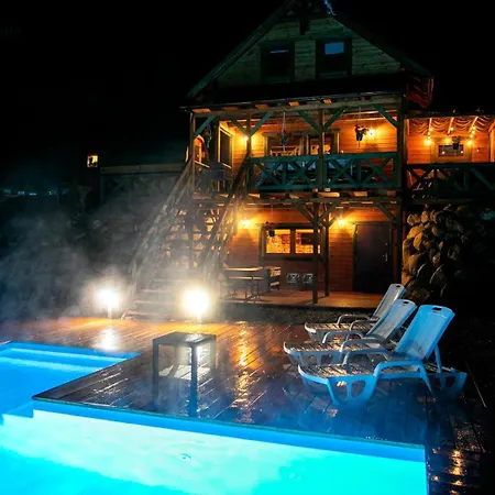 בית נופש Caloroczny Rysiowka Na Kaszubach Z Basenem Bania Sauna Bilardem Na Wylacznosc - Ostrowite Lesna Dolina Sulęczyno