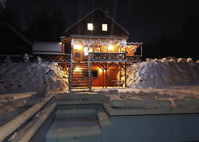 Caloroczny Rysiowka Na Kaszubach Z Basenem Bania Sauna Bilardem Na Wylacznosc - Ostrowite Lesna Dolina *