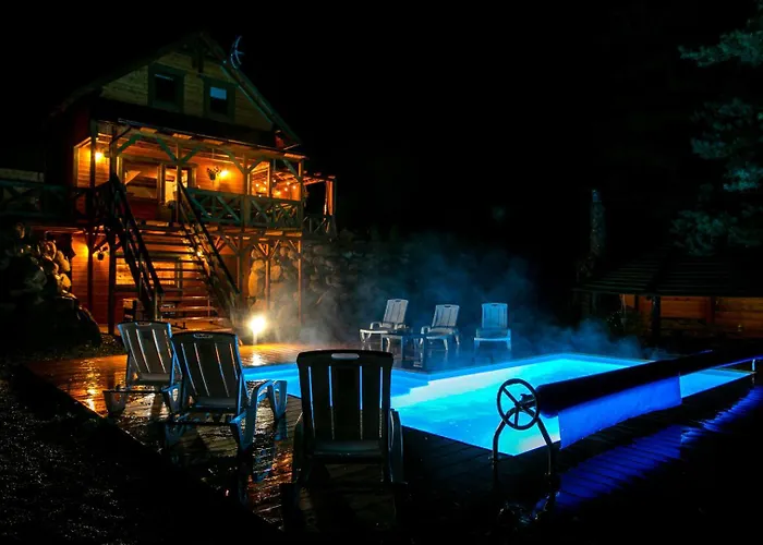 Prázdninový dům Caloroczny Rysiowka Na Kaszubach Z Basenem Bania Sauna Bilardem Na Wylacznosc - Ostrowite Lesna Dolina *